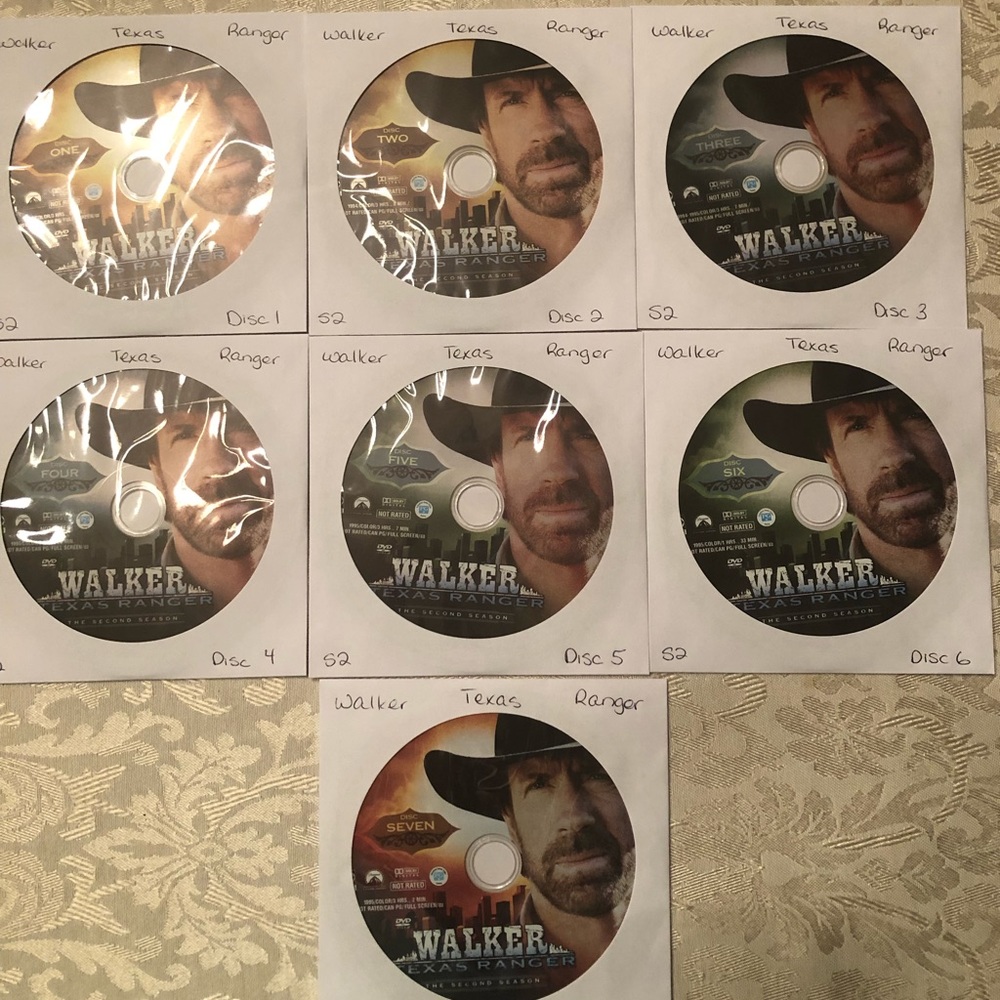 Walker Texas Ranger Season 2 DVDs